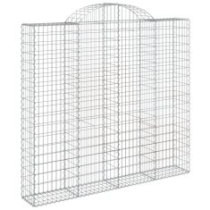 Vidaxl Obokane gabion košare 6 kosov 200x30x180/200cm pocinkano železo