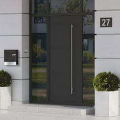 Dexxer Moderni poštni nabiralnik z režo za časopise antracit + inox X9