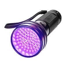Dexxer Alu. 51 UV LED ročna svetilka črna