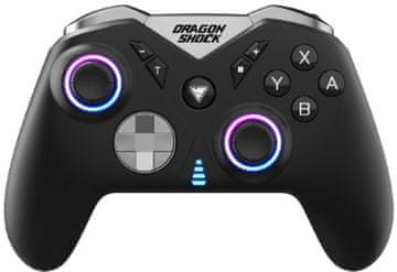 Dragonshock Nebula Pro brezžični kontroler za Nintendo Switch, črn