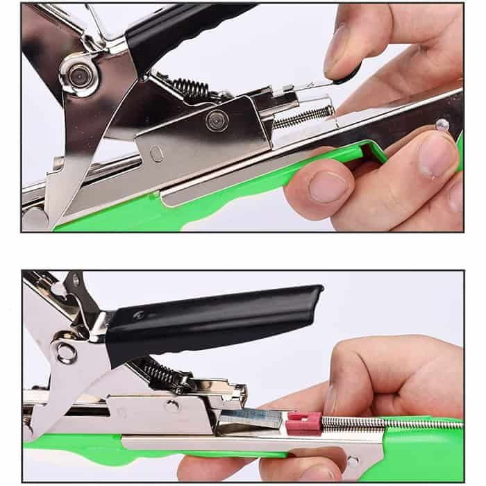 Netscroll Pripomoček za hitro in učinkovito spenjanje rastlin, idealno za pripenjanje različnih rastlin kot so trta, paradižnik, kumare, rože, 30m trak, odporen na vremenske razmere, TapeTool