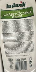 shumee Ludwik emulzija za poliranje lesa 500 ml