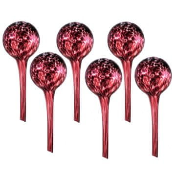 botle Komplet 6x steklenih razpršilnikov za namakanje Krogla za sobne rastline vijolična 100 ml