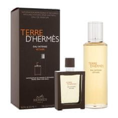 Hermès Terre d´Hermès Eau Intense Vétiver Set parfumska voda 30 ml + parfumska voda polnilo 125 ml za moške