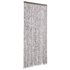 Vidaxl Zavesa proti mrčesu iz šenilje 100x220 cm rjava in bež