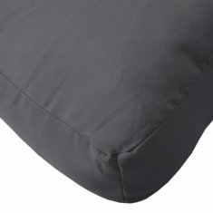Vidaxl Blazina za kavč iz palet antracitna 70x40x12 cm