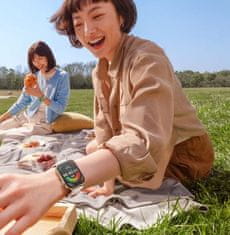 Huawei WATCH FIT 3 pametna ura, bela, usnjen pašček