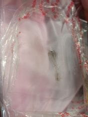 MoMi potovalna posteljica BELOVE, roza - odprta embalaža