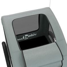 Vidaxl vidaXL Kolesarska prikolica za hišne ljubljenčke, oxfordsko blago in železo