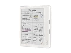 Kobo Libra Colour e-bralnik, na dotik, WiFi, 32GB, bela (N428-KU-WH-K-CK)