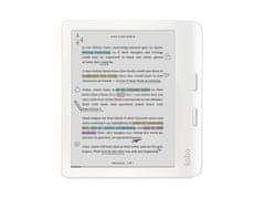 Kobo Libra Colour e-bralnik, na dotik, WiFi, 32GB, bela (N428-KU-WH-K-CK)