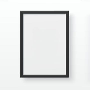 Wallity Okvir, črn A3