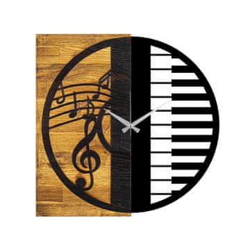 Wallity Dekorativna lesena stenska ura