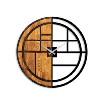 Wallity Dekorativna lesena stenska ura