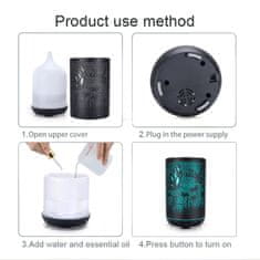 BOT aroma difuzor SDM1 meadow motive - črn 300ml