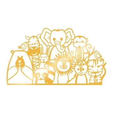 Wallity Dekorativni kovinski stenski pripomoček