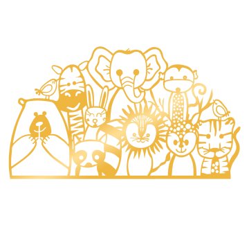 Wallity Dekorativni kovinski stenski pripomoček