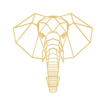 Wallity Dekorativni kovinski stenski pripomoček