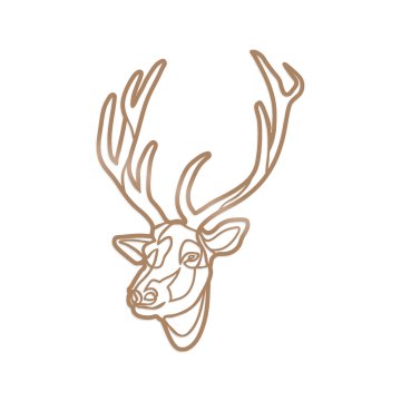 Wallity Dekorativni kovinski stenski pripomoček