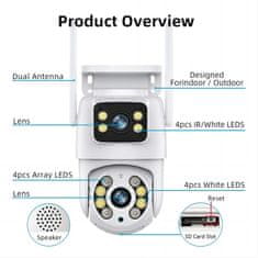 BOT Pametna zunanja WiFi kamera NA1 Double Tuya 3MP
