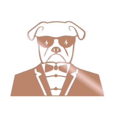 Wallity Dekorativni kovinski stenski pripomoček