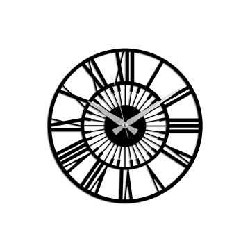 Wallity Dekorativna kovinska stenska ura