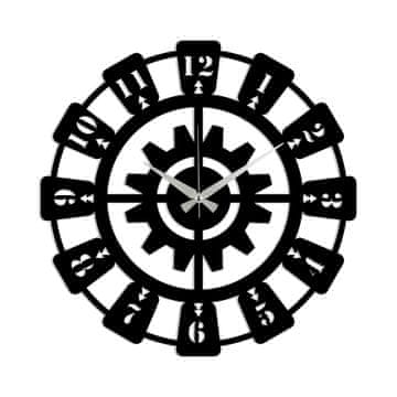 Wallity Dekorativna kovinska stenska ura