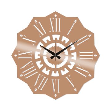 Wallity Dekorativna kovinska stenska ura