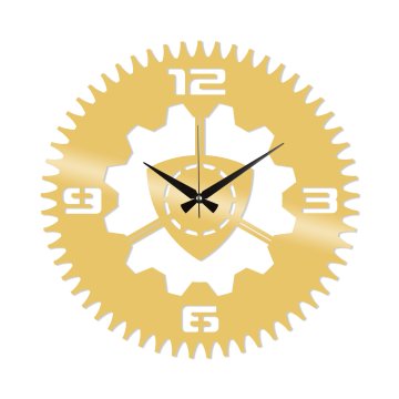 Wallity Dekorativna kovinska stenska ura