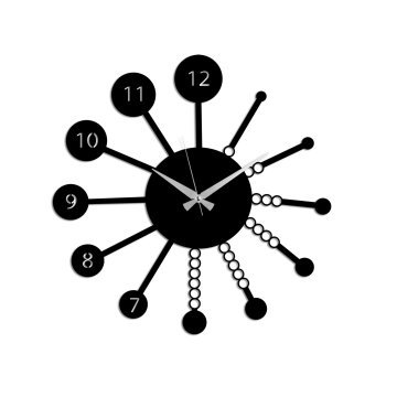 Wallity Dekorativna kovinska stenska ura