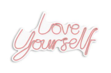 Wallity Dekorativna plastična razsvetljava Led, Love Yourself - Pink