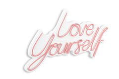 Wallity Dekorativna plastična razsvetljava Led, Love Yourself - Pink