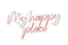 Wallity Dekorativna plastična led osvetlitev, My Happy Place - roza