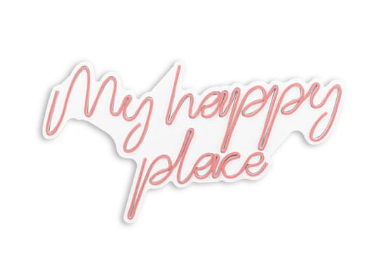 Wallity Dekorativna plastična led osvetlitev, My Happy Place - roza