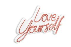 Wallity Dekorativna plastična razsvetljava Led, Love Yourself - rdeča