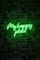 Wallity Dekorativna plastična razsvetljava Led, My Happy Place - Zelena