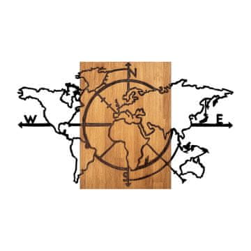 Wallity Dekorativni leseni stenski pripomoček