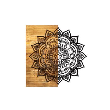 Wallity Dekorativni leseni stenski pripomoček