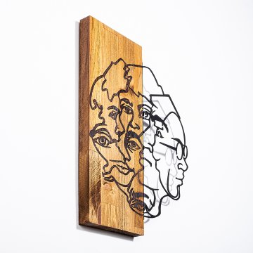 Wallity Dekorativni leseni stenski pripomoček