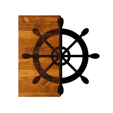 Wallity Dekorativni leseni stenski pripomoček