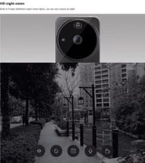 BOT Pametni zvonec A3 WiFi s kamero Full HD 1080 Tuya Smart/Smart life črn