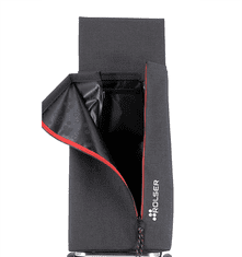 Rolser Zložljiv nakupovalni voziček s 6 kolesi Wallaby Tweed (40 litrov), siv