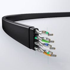 Ugreen NW102 Flat kabel LAN Ethernet Cat6 10m, črna