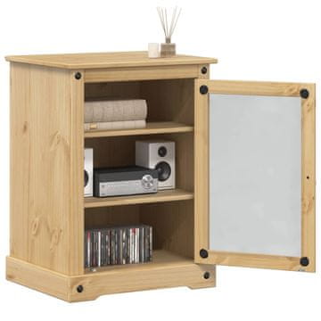 Vidaxl vidaXL Multimedijska omarica Corona 60x50x82 cm masivna borovina