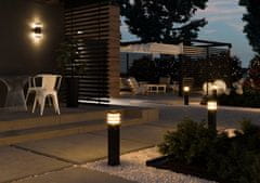 LUMILED Vrtna lampa E27 zunanji svetilka TAXUS 2 črna 80cm