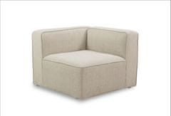 Atelier Del Sofa 1-sedežna zofa, več M - M2 - kremasta