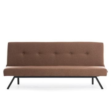 Atelier Del Sofa Raztegljiv kavč s 3 sedeži, Zola - rjava
