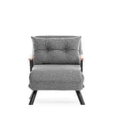 Atelier Del Sofa 1-sedežna raztegljiva sedežna garnitura, Sando Single - svetlo siva