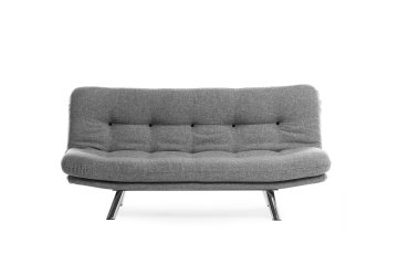 Atelier Del Sofa 3-sedežna raztegljiva sedežna garnitura, Misa Mala raztegljiva sedežna garnitura - svetlo siva