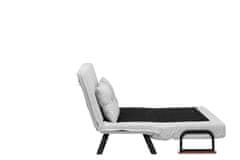 Atelier Del Sofa 2-sedežna raztegljiva sedežna garnitura, Sando 2-Seater - Teddy Fabric - Grey